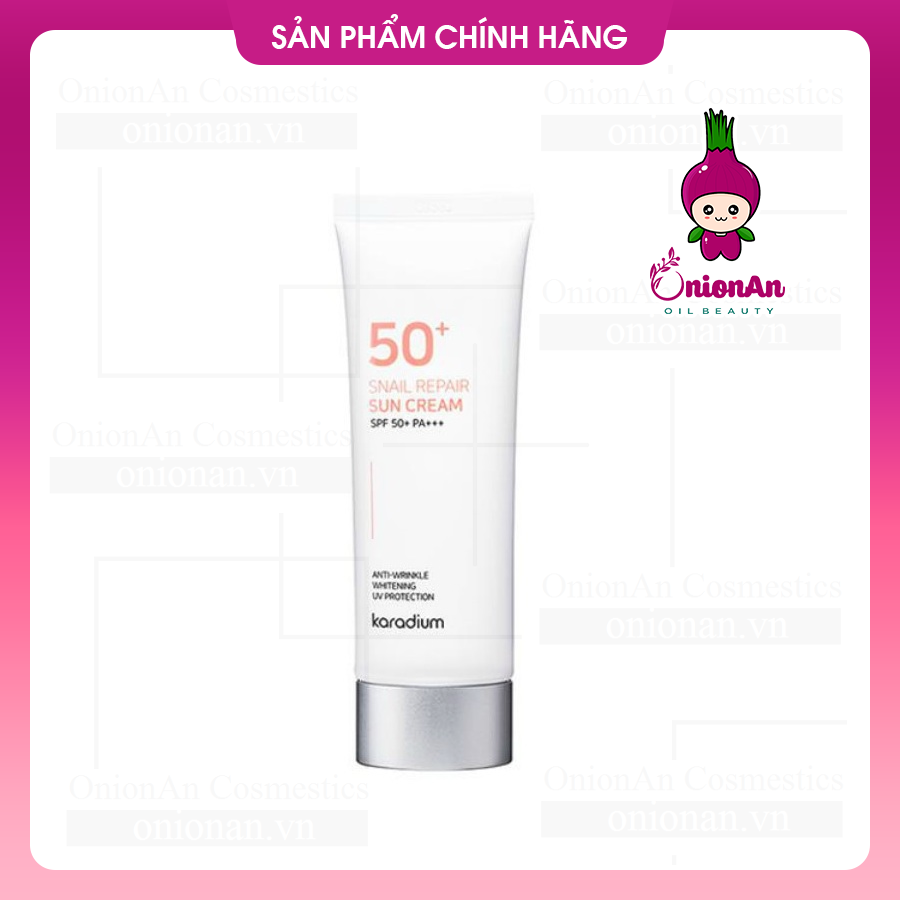 Kem Chống Nắng Karadium Snail Repair Sun Cream SPF 50+ PA+++ (Mẫu Mới)